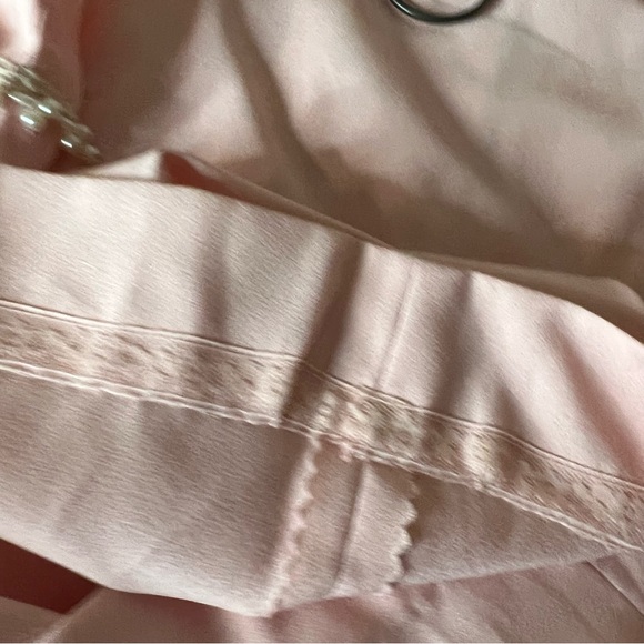 Vintage Powder Pink & Pearl Bead Accent 50s 60s Dress - Picture 8 of 8